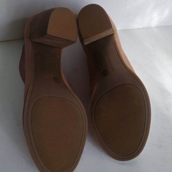 Lucky Brand, Open Toe Leather Bootie, size 10 - Picture 4 of 5